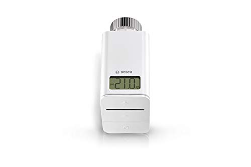 Termostato de radiador para el hogar inteligente de Bosch (con control de aplicación, compatible con Apple Homekit, Amazon Alexa y Google Assistant - variante de Alemania)