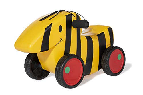 Ferbedo 15000 7 Coche para montar Tigerente (vehículo para montar / montar con neumáticos silenciosos y agarre suave), negro / amarillo