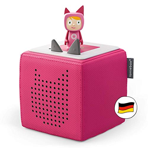 Set de iniciación Toniebox en rosa: Toniebox + Kreativ-Tonie - El altavoz portátil para las figuras auditivas de Tonies y Kreativ Tonies - Para niños a partir de 3 años - ALEMÁN