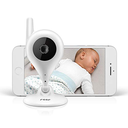 Reer video vigilabebés y cámara IP BabyCam, fácil configuración, control a través de una aplicación gratuita