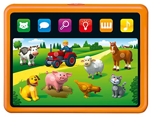 Ravensburger ministeps 4164 Mi primera tableta, tableta para niños, juguetes educativos, juguetes para bebés a partir de los 9 meses