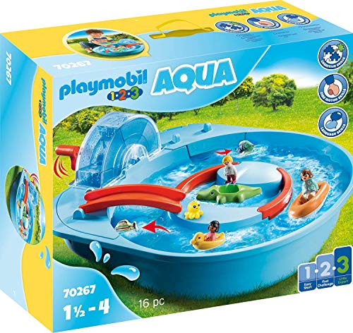 Playmobil 1.2.3 Aqua 70267 Happy water ride, de 1,5 a 4 años