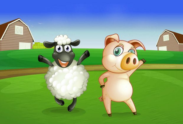 fabula infantil la oveja y el cerdo