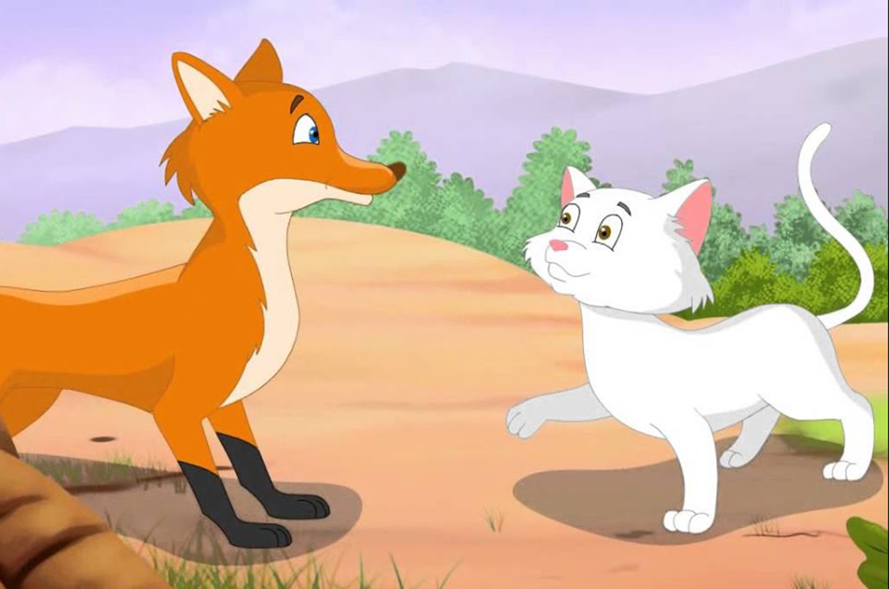 THE CAT AND THE FOX