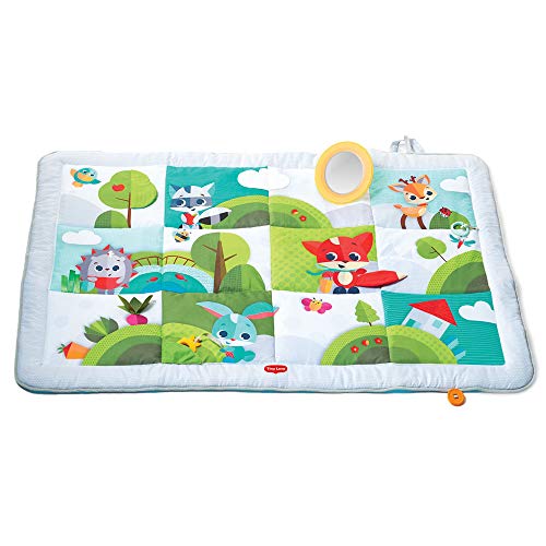 Tapete de juego Tiny Love Baby 'Super Mat' - Meadow Days Design, tapete de juego para bebés grande con un diseño moderno, (0M +) utilizable desde el nacimiento, tapete de juego XL, 150 x 100 cm, multicolor
