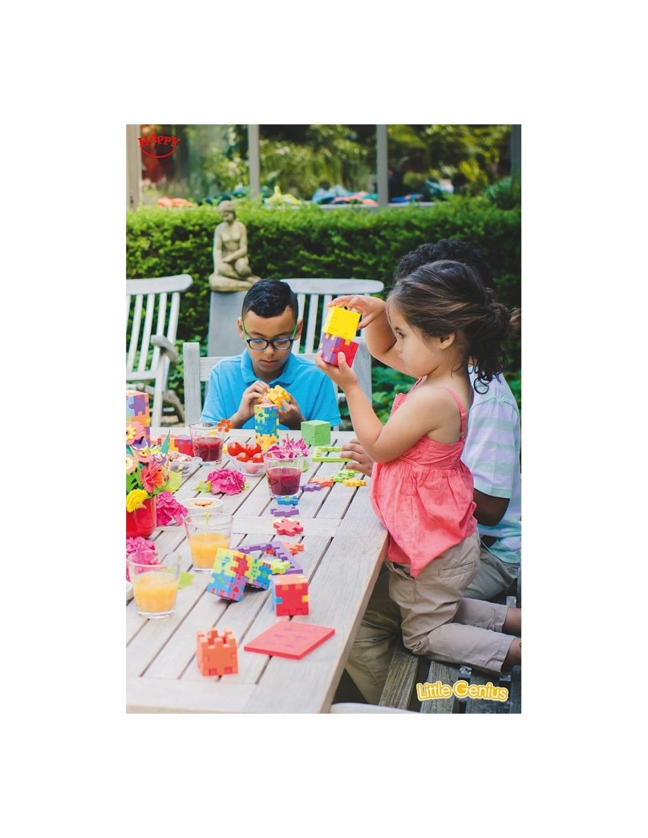 puzzle 3d happy cube pack de seis colores